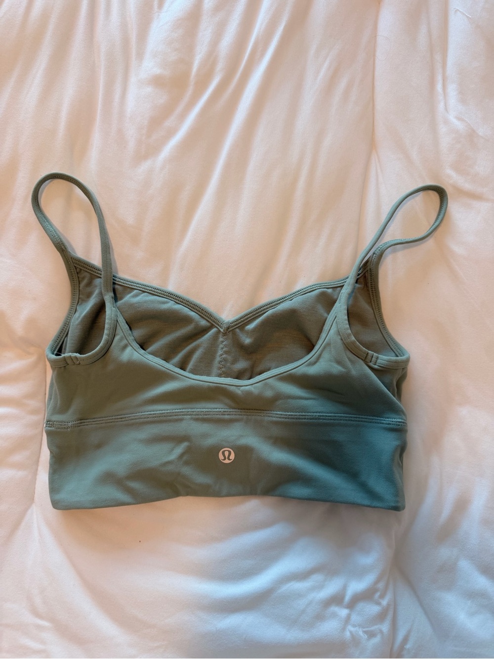 lululemon athletica Sage Green Strappy Sports Bra